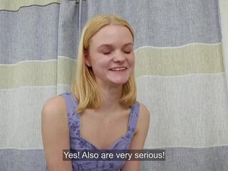 Russian blonde skinny virgin attractive teen Aella Zelkova