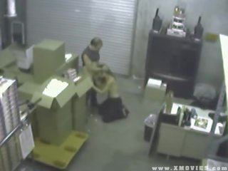 सुरक्षा कॅम कैच महिला फक्किंग उसकी employee