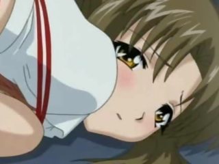 Susieta į viršų anime cutie gauna jos šikna toyed