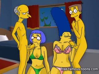 Simpsons hentai hard orgie