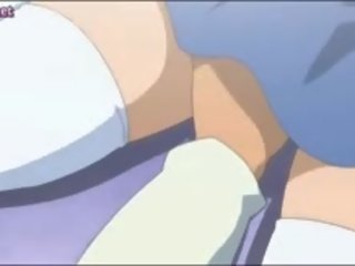 Charming Anime Vixen Showing Her Jugs