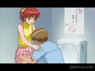 Hentai Teens Having dirty video In Public Toilet