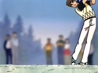 Hentai Sweetie Banged Doggy Style On The Golf Field