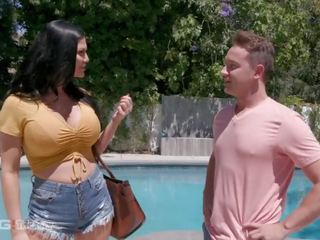 Trickery - Pool boy Tricks Busty MILF into Fucking him