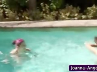 Goth Chicks Jump In Pool And Fuck