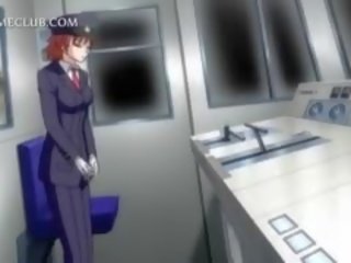 Anime tren conductor pagsasalsal makakakuha ng puke fucked mahirap