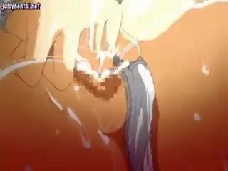 Busty Hentai sweetheart Cumming Wet