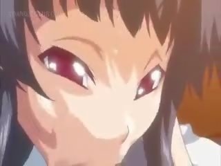 Tonårs animen vuxen video- siren i strumpbyxor ridning hård penisen