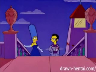 Simpsons x nominale film - marge en artie afterparty