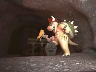 Princess Peach fucked by Bowser (Nintendo)