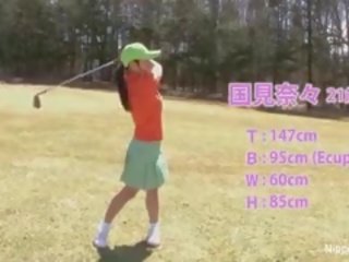 Perky Asian Teen Girls Play A Game Of Strip Golf