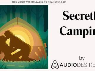 Secretly camping (erotic audio x įvertinti klipas už moterys, provokuojantis asmr)
