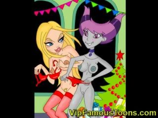 Famous toons Christmas orgy