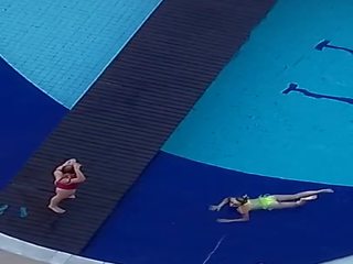 3 Women at the Pool Non-nude - Part Ii, x rated clip 4b