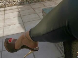 High Heels And voluptuous Feet