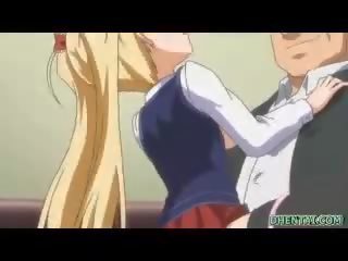Mamalhuda hentai querido assfucked em o sala de aula