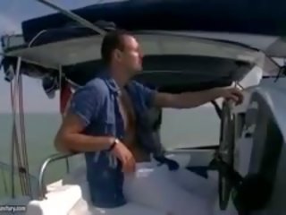 Very groovy anal fucking on boat
