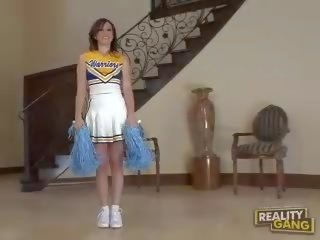 Flexible cheerleading salopes en hardcore xxx