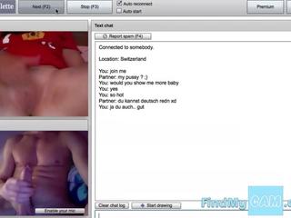 Swiss girlfriend On Chatroulette