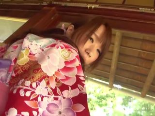 Subtitled uncensored Japanese Hitomi Oki spooning in ryokan