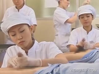 Japanese Nurse Slurping Cum Out Of lascivious manhood