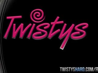 Twistys i vështirë - ashley adams merr spermë të gjithë mbi të saj cica