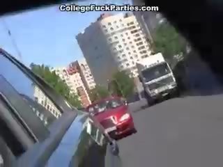 Università lassie scopata in il auto