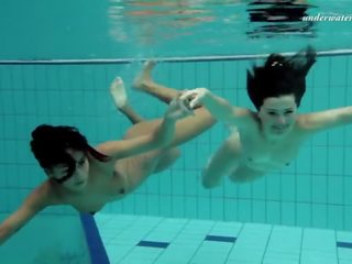 Two tempting Teens in the Pool