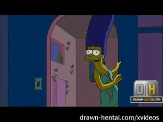 Simpsons erişkin video - flört klips gece