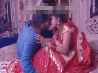 Indieši desi pāris par viņu pirmais nakts sekss filma - tikko precētas apaļas mademoiselle