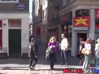 Nederlandsk streetwalker jizzed