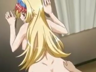 Sexually aroused Adventure, Romance Anime clip With Uncensored Big