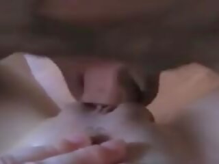 Big manhood fucking a tight pussy in close up action