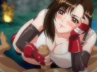 Tifa Lockheart Anime Blowjob