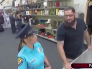 Erotic And Busty Police Officer Sells Her Firearm Gets Fucked