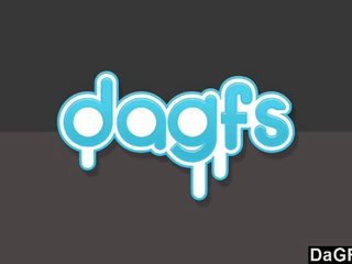 Dagfs: 뜨거운 에 trot 금발의 비탄 미인 짜증 에이 단단한 막대 의 고기