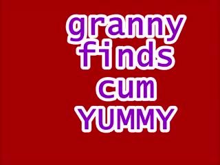 Granny Finds Cum Yummy, Free Yummy Granny xxx film c9