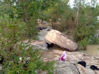 Outdoor Public Fucking Stepmom Near River Bank: HD xxx movie 7b