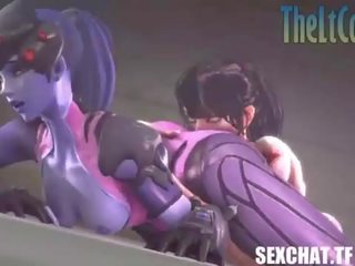 Overwatch sfm 該 很 最好的 widowmaker 臟 電影