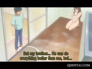 Hentai babe Caught Masturbating In The Shower