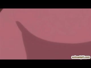 Ýapon anime squeezing bigtits and içmek süýt