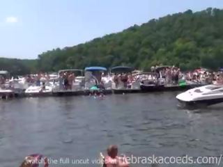 Wild and real day party show from party cove lake of the ozarks missouri