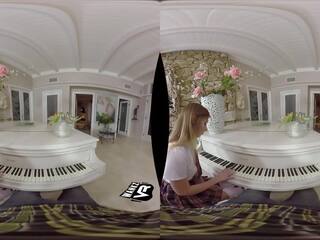 Daughter Seduces Her Piano Teacher! (VR)