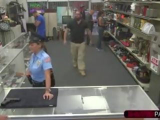 Captivating And Busty Police Officer Sells Her Firearm Gets Fucked