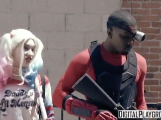 Suicide squad xxx 滑稽模仿 -aria 亞歷山大 如 harley quinn