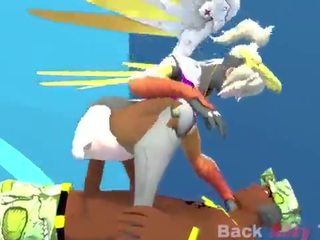 Mercy Overporn Big ass pussy fucking 3d cartoon