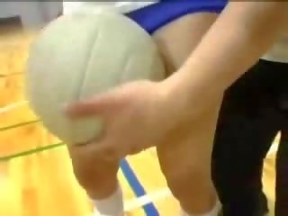 Jepang volleyball latihan menunjukkan