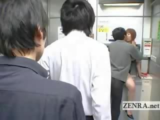 Keista japoniškas post ofisas pasiūlymų krūtinga oralinis x įvertinti filmas bankomatas