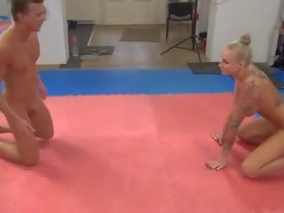 Magnificent Blonde Dominates Small prick Guy, Free adult film 80