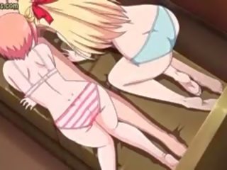 Blonde Animated goddess Gives Headjob